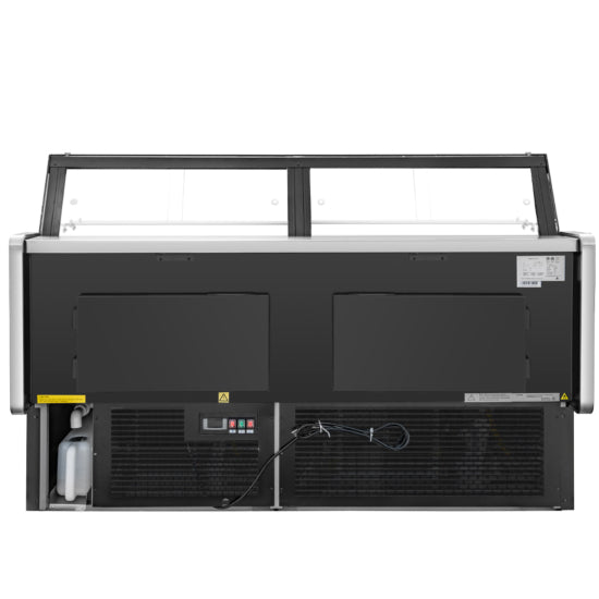 The Coldline LDC48 48" Refrigerated Flat Straight Glass Meat Deli Case with Rear Storage is a versatile and efficient solution for commercial food establishments aiming to showcase and store deli products effectively. Its flat glass design offers a clear, unobstructed view of displayed items, enhancing product visibility and appeal.