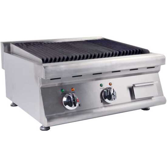Cookline LG2-E 26" electric commercial char-broiler, designed for efficient cooking in commercial kitchens, providing precise temperature control for grilling meats and vegetables evenly.