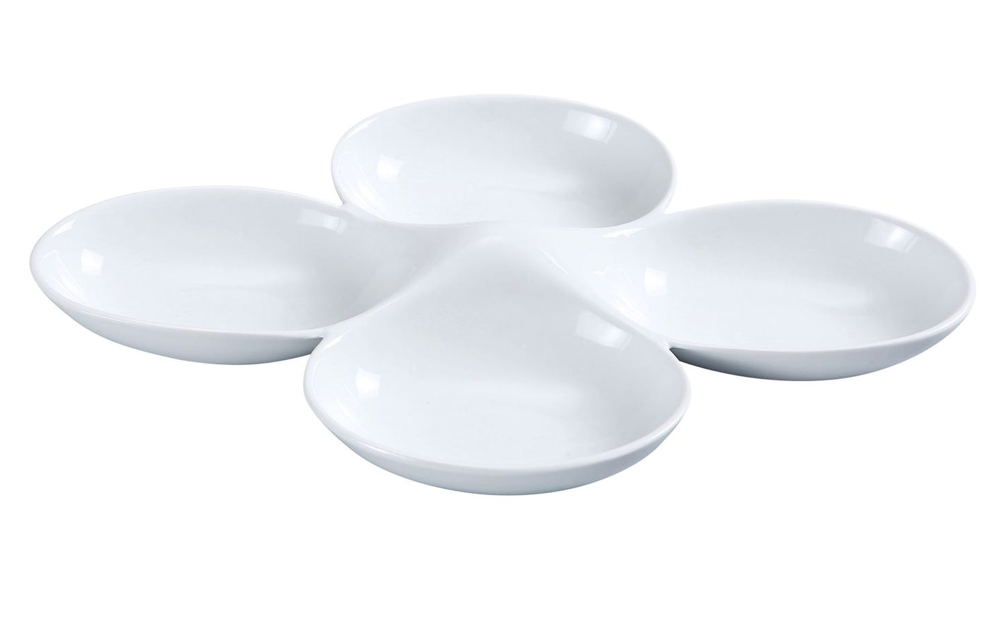 Yanco Four Divided Bowl ML-824 is a stylish and reliable addition to your tableware collection. Crafted from high-quality porcelain with a sleek glaze finish, this durable bowl offers excellent resistance to mechanical damage and temperature effects. Its four-compartment design is perfect for serving rice, miso soup, noodles, salads, and a variety of other dishes.