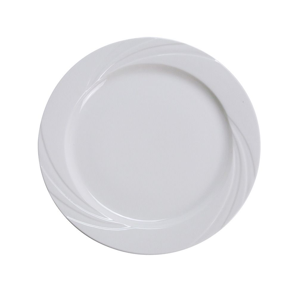 Yanco Plate MM-16 is a stylish and durable choice for serving entrées, appetizers, salads, and more. Crafted from sturdy bone-white porcelain, this plate is part of the elegant Yanco Miami collection, making it a perfect addition to upscale restaurants, seafood establishments, and catering businesses. Its wide rim ensures easy handling, while its oven, dishwasher, and microwave-safe design provides convenience for busy food service operations.