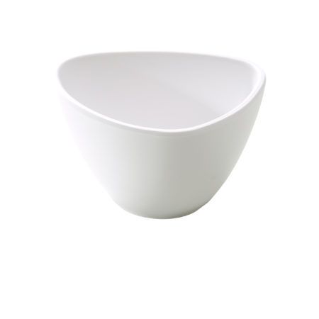 Yanco Triangle Bowl MO-304 It is made from durable and reliable melamine material, which makes the bowl look like ceramics. You can use these unique triangular bowls to serve such dishes like rice, miso soup, noodles or salads. Thanks to the elegant Moderne collection style, the bowl will perfectly fit any food-serving establishment design. Performed in moderne style, such melamine tableware is an ideal solution for those who choose high-quality, durable and affordable dinnerware for their place. Such