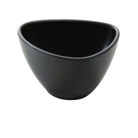 Yanco Triangle Bowl MO-306BK It is made from durable and reliable melamine material, which makes the bowl look like ceramics. You can use these unique triangular bowls to serve such dishes like rice, miso soup, noodles or salads. Thanks to the elegant Moderne collection style, the bowl will perfectly fit any food-serving establishment design. Performed in moderne style, such melamine tableware is an ideal solution for those who choose high-quality, durable and affordable dinnerware for their place. Suc