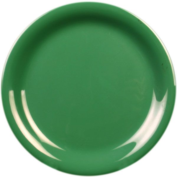 Yanco Narrow Rim Round Plate MS-109GR It is made from durable and reliable melamine material, which makes the plate look like ceramics. You can use this stylish plate to serve any dish you want. For example, you can use it for rice, noodles, appetizers or hot meals. The Milestone collection has an elegant and stylish design. Performed in green color With a narrow rim, it will perfectly fit any restaurant environment.