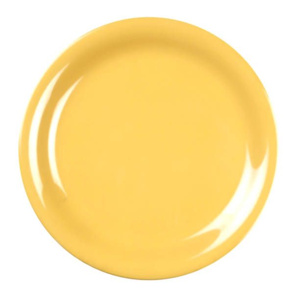 Yanco Narrow Rim Round Plate MS-110YL is made from durable and reliable melamine material, which makes the plate look like ceramics. You can use this stylish plate to serve any dish you want. For example, you can use it for rice, noodles, appetizers or hot meals. The Milestone collection has an elegant and stylish design. Performed in yellow color With a narrow rim, it will perfectly fit any restaurant environment.