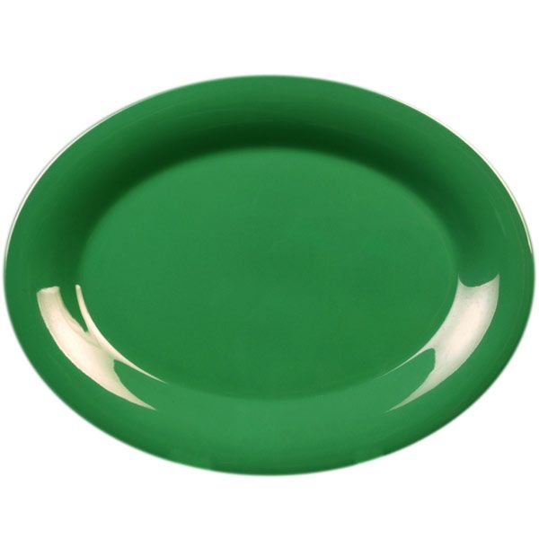 Yanco Oval Platter MS-209GR Performed in stylish green color, it can be used for serving vegetables, cold cuts, fresh greens or Asian appetizers. Manufactured from durable and reliable melamine, this dinnerware is popular for being unbreakable and affordable at the same time. Thanks to the stylish Milestone collection, these platters will perfectly fit any establishment design. They will always look nice in your cafe, restaurant or catering events.