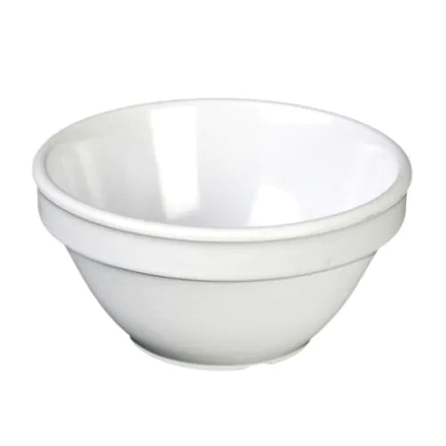 Yanco Bouillon Cup MS-313WT You can serve creamy soup, portions of salad, side dishes and more in these white cups. The cup is made from long-lasting, high-quality and reliable melamine material, that makes cups look like they are ceramics. These 8 Oz bouillon cups will perfectly fit any establishment. Cups have a smooth surface and a wide rim that subtly emphasize their design. They are heavy-duty, NSF-approved, break-resistant, BPA free, and dishwasher safe.