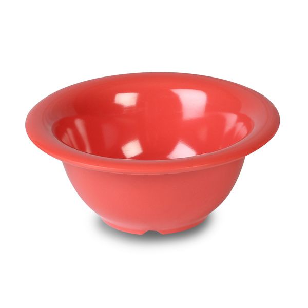 Yanco Soup Bowl MS-5510RD is made from durable and reliable melamine material, which makes the bowl look like ceramics. You can use these unique round bowls to serve such dishes like soups, guakamole, rice or other appetizers. Thanks to the elegant Milestone collection style, the bowl will perfectly fit any food-serving establishment design.