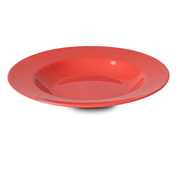 Yanco Pasta Bowl MS-5811RD is made from durable and reliable melamine material, which makes the bowl look like ceramics. You can use these unique round bowls to serve such dishes like pasta, miso soup, noodles or salads. Thanks to the elegant Milestone collection style, the bowl will perfectly fit any food-serving establishment design. Performed in oriental style, such melamine tableware is an ideal solution for those who choose high-quality, durable and affordable dinnerware for their place.