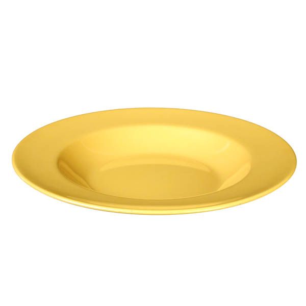 Yanco Pasta Bowl MS-5811YL is made from durable and reliable melamine material, which makes the bowl look like ceramics. You can use these unique round bowls to serve such dishes like pasta, miso soup, noodles or salads. Thanks to the elegant Milestone collection style, the bowl will perfectly fit any food-serving establishment design. Performed in oriental style, such melamine tableware is an ideal solution for those who choose high-quality, durable and affordable dinnerware for their place.