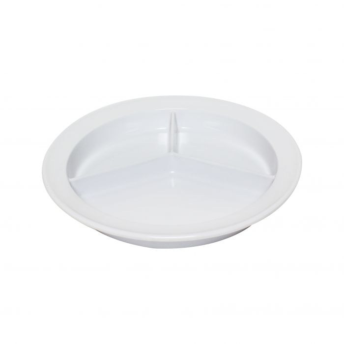Thunder Group Deep Compartment Plate 6/Pcs is ideal for serving at a canteen, buffet, school, daycare center, long-term care facility, or catering events. Such deep plate designed to help you serve assorted snacks, portion-controlled meals, or for separating gravy/sauces. All items from Nustone collection have an elegant appearance. The Western Nustone White tableware features a warm white color.