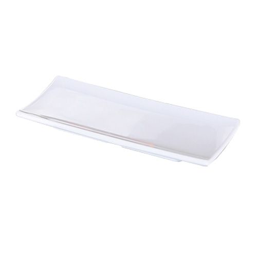 Yanco Sushi Plate OK-7010 It is made from durable and reliable melamine material, which makes the plate look like ceramics. You can use this stylish plate to serve any dish you want. For example, you can use it for serving sushi, salads, side dishes, or other Asian cuisine appetizers. The Osaka collection has an elegant and stylish design. Performed in white color, it will perfectly fit any restaurant environment.