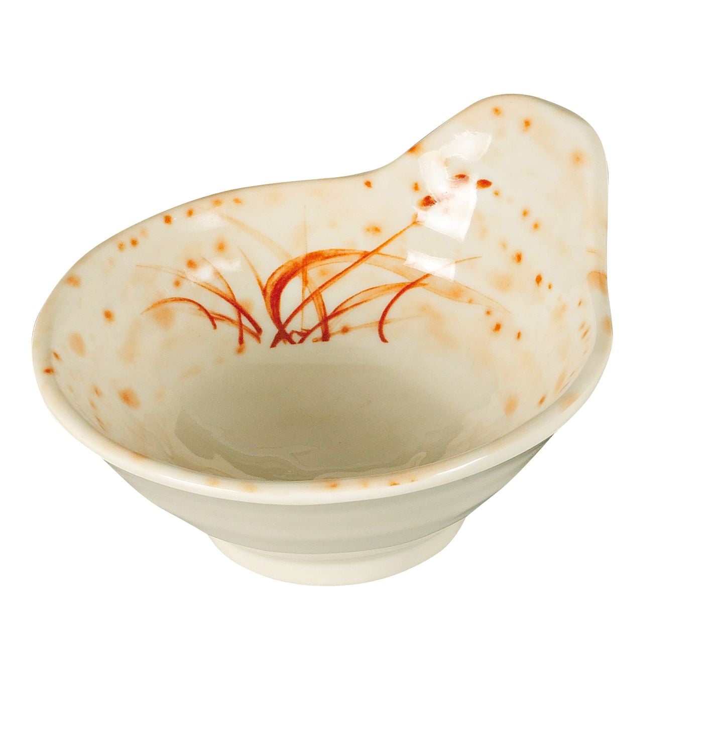 Yanco Soup Bowl OR-3601 It is made from durable and reliable melamine material, which makes the bowl look like ceramics. You can use these unique round bowls to serve such dishes like rice, soups, salads or side dishes. Thanks to the elegant Orchis collection style, the bowl will perfectly fit any food-serving establishment design. Performed in oriental style, such melamine tableware is an ideal solution for those who choose high-quality, durable and affordable dinnerware for their place.