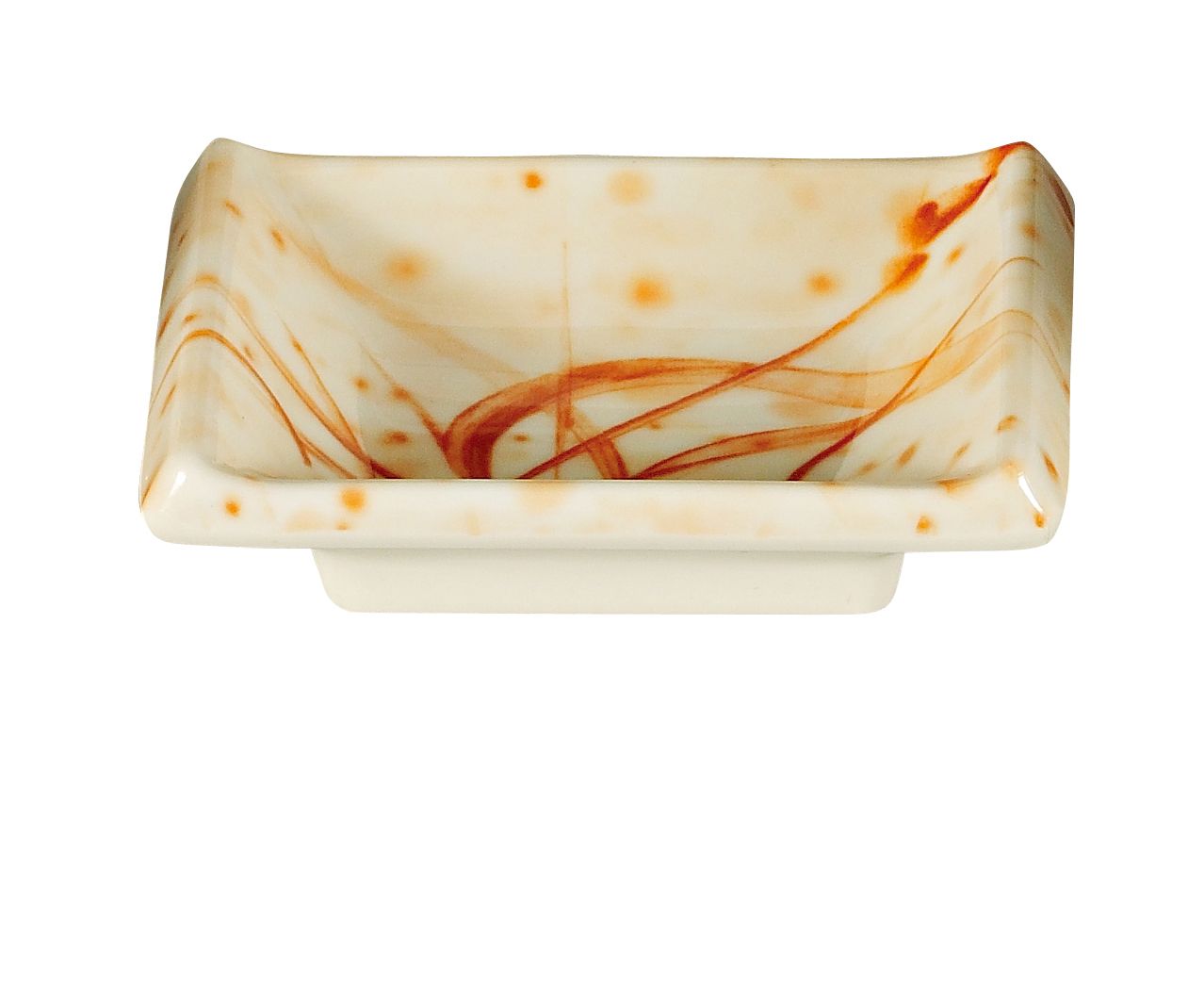 Yanco Sauce Dish OR-4046 is a perfect solution to serve sauces, dips, spices, and herbs that accompany the oriental dishes in your food-serving establishment. Thanks to the high-quality, reliable and affordable melamine material, these sauce dishes can With stand the heavy commercial use. While looking like they are handmade ceramics such dishes won't chip, break, or stain. The Orchis collection is performed in oriental style, that will perfectly fit most of the establishments' designs.