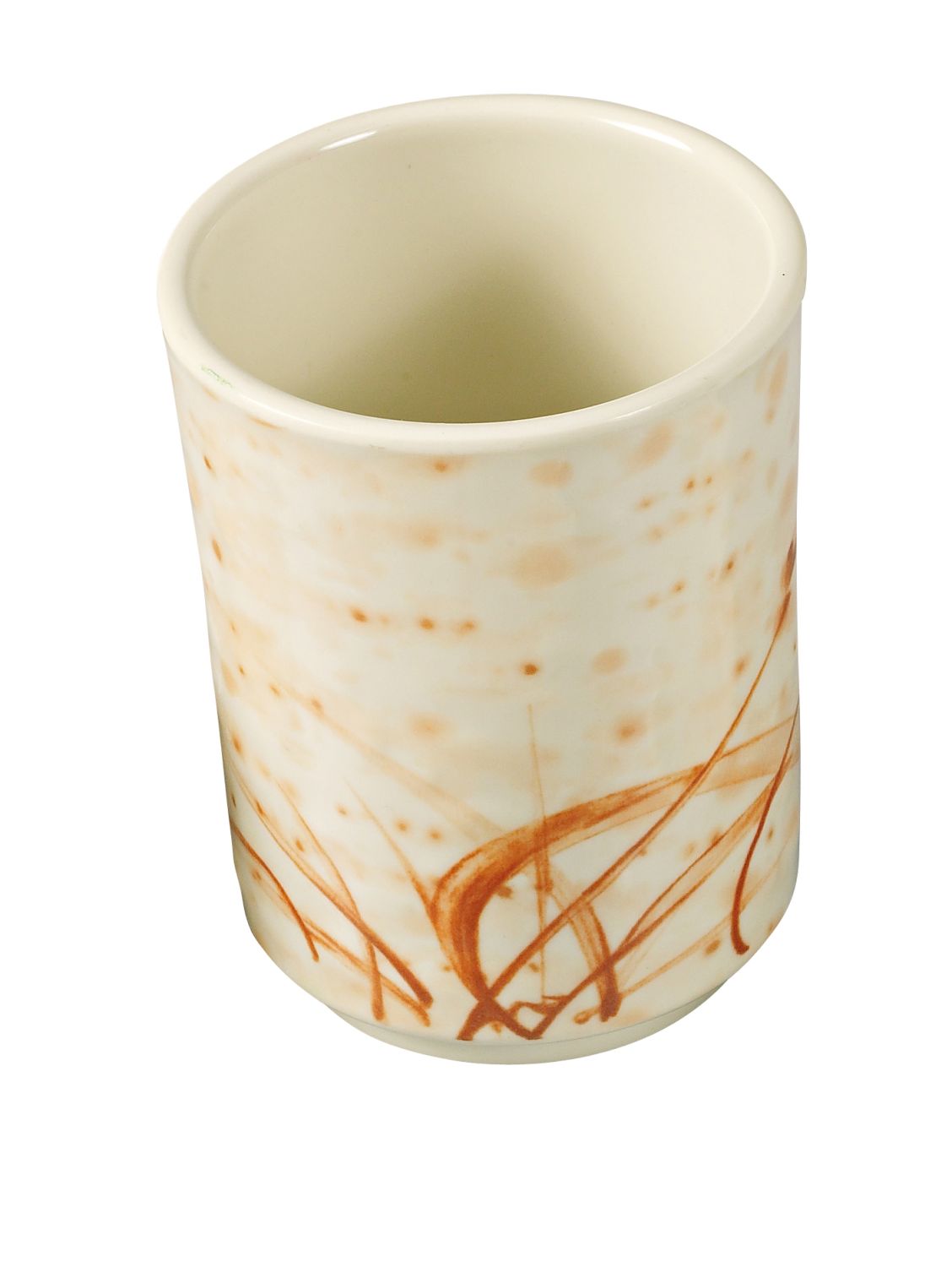 Yanco Tea Cup OR-9305 Made from the long-lasting and qualitative melamine these cups look like ceramics. The material is BPA free, so it doesn't contain any harmful substances. You can serve any cold or hot drinks in these cups - coffee, tea, cocoa, etc. These cups will perfectly fit any establishment design. Performed in stylish gold color, they will always look stylish in your cafeteria, restaurant or catering events.