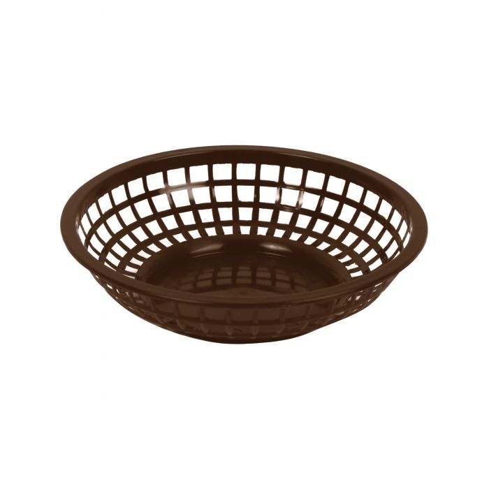 Thunder Group Round Fast Food Basket is a practical and durable solution designed for high-volume food service settings. With an 8-inch diameter and round shape, this basket is ideal for serving classic fast food items such as burgers, fries, and sandwiches. Made from sturdy polypropylene, it offers excellent durability for repeated daily use in busy restaurants, food trucks, and cafeterias. The basket is top rack dishwasher safe, ensuring easy cleanup and maintenance while meeting hygiene standards.