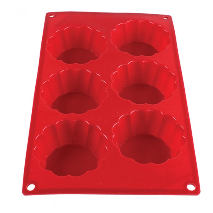 Thunder Group Brioche Baking Mold is perfect for baking, freezing, cutting, and forming, these molds are one of the most versatile tools in a kitchen. Create attractive plate presentations by layering salads and grains or bake individual cake and pastry portions without waste. The mold is perfect for any small pastries. They are also dishwasher safe.