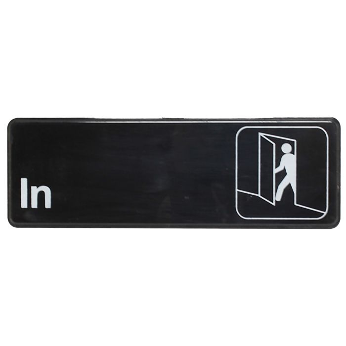 Thunder Group Information Sign with Symbol lets your customers know where an entrance is located in case of a fire or other emergency. A sign like this helps you maintain a safe and professional environment that your customers and workers will appreciate. The sign features universal symbols and clear letters on anti-glare surfaces to give a professional, seamless look to any space.