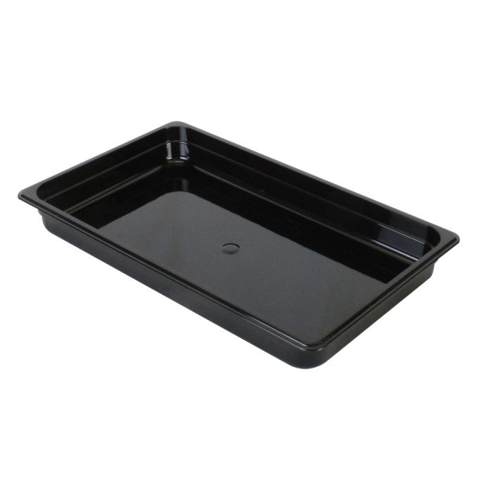 Thunder Group Full Size Food Pan is built for the rigorous demands of commercial food service. With a depth of 2 1/2 inches, this clear polycarbonate pan offers ample space for storing, prepping, and serving a wide variety of ingredients and dishes. Its durable, shatter and scratch resistant construction ensures reliable performance in busy kitchens, while the transparent design allows for quick content identification.
