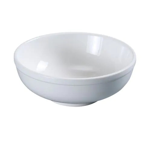 Yanco Nappie PS-18 is a versatile addition to your tableware collection, ideal for serving soups, salads, side dishes, and more. With a 15-ounce capacity and a 5.5-inch diameter, this nappie features a simple yet elegant design that focuses attention on the meal. Made from durable porcelain, it is microwave, oven, and dishwasher safe, making it perfect for busy foodservice environments. The classic white color blends seamlessly with any table setting.