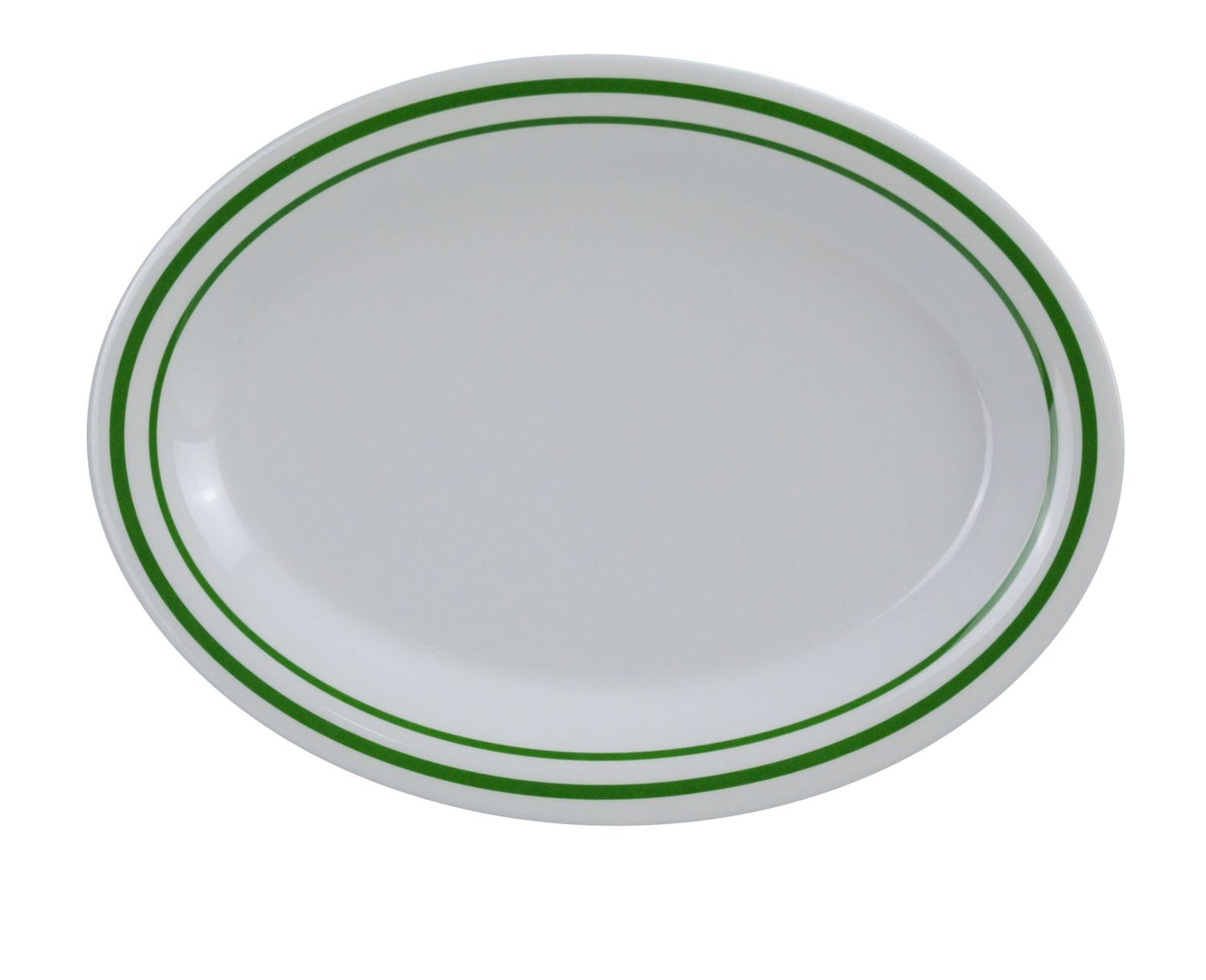 Yanco Deep Oval Platter PT-222 is a perfect solution for your food-serving establishment. Performed in stylish white color, it can be used for serving turkey, vegetables, cold cuts or Asian appetizers. Manufactured from durable and reliable melamine, this dinnerware is popular for being unbreakable and affordable at the same time. Thanks to the stylish Pine Tree collection, these platters will perfectly fit any establishment design. They will always look nice in your cafe, restaurant or catering events.