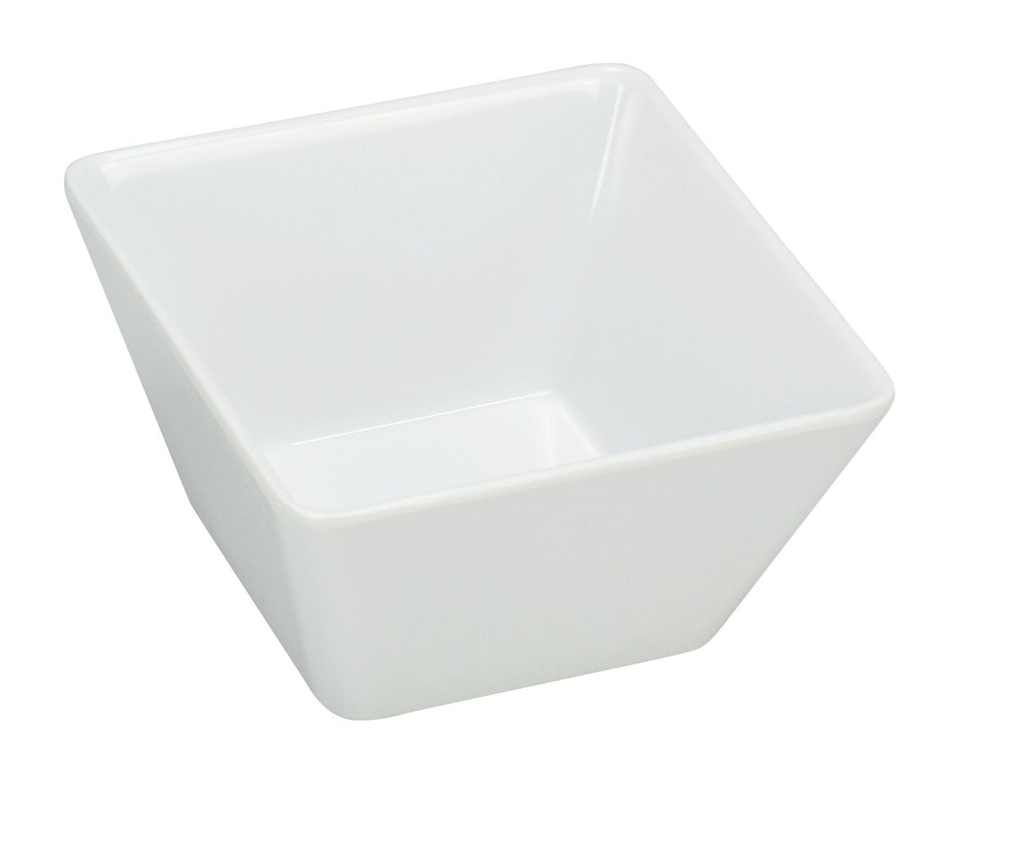 Yanco Square Bowl RM-404 is a durable and stylish choice for serving soups, guacamole, rice, and appetizers. Crafted from high-quality melamine, this 10 oz square bowl offers the elegant look of ceramic while being lightweight and shatter-resistant. Part of the Rome collection, its sleek white design complements various dining settings, making it ideal for restaurants, catering services, and home use.