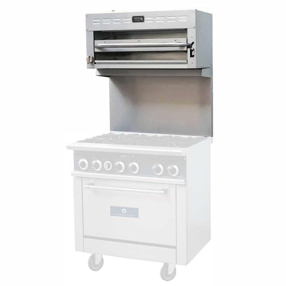 Standard Range SR-CR36-LP 36-inch 6 burner commercial gas range with convection oven liquid propane for professional cooking in restaurants cafes and commercial kitchens
