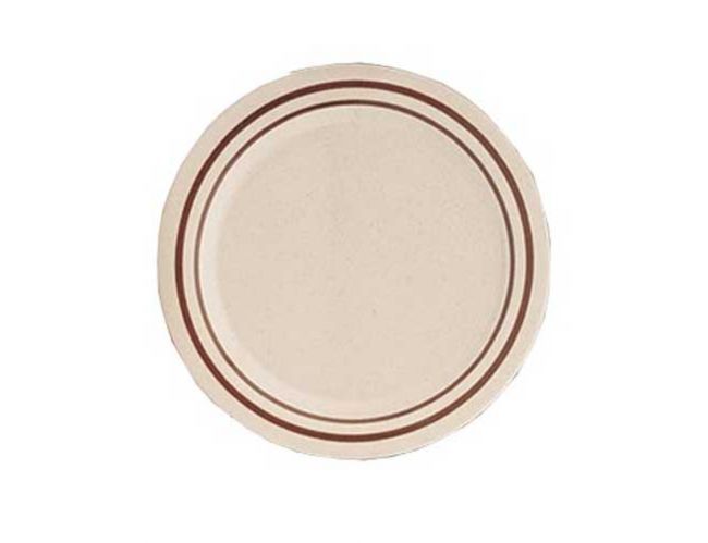 Yanco Round Bread Plate SS-106 is a stylish and durable addition to any dining setup. Measuring 6.25 inches in diameter, this round plate is perfect for serving salads, side dishes, sushi, or hot meals. Crafted from high-quality melamine, it offers the look of ceramic with enhanced durability, making it an excellent choice for busy restaurants, catered events, and casual dining establishments.
