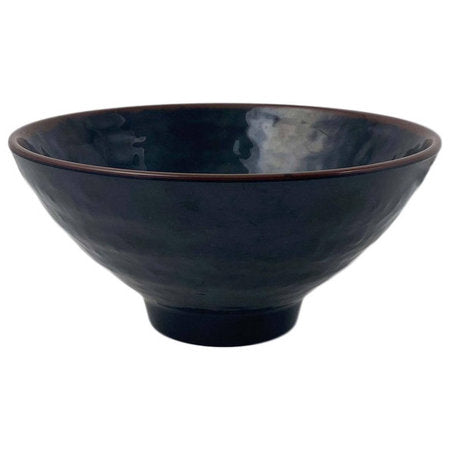 Thunder Group Soup Bowl 6/Pcs is made for soups, stews, and other liquids. This Asian soup bowl makes it ideal for use in any outdoor catering event, high volume restaurant, or food-serving facility. This 16 oz soup bowl is made of break-resistant heavyweight melamine that ensures long-lasting quality. It is stain-resistant and dishwasher safe. Tenmoku collection has a distinctive presentation. All Asian Tenmoku tableware has a deep black color that fades into a brown hue closer to its edges.
