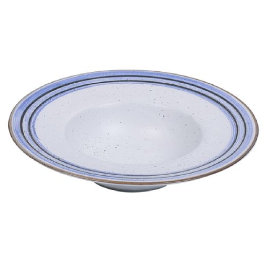 Yanco Dessert/Soup Plate OC-709 is a stylish and versatile addition to any dining collection. Made from high-quality porcelain with a smooth glazed finish, this round plate showcases a beautiful white base with a blue Ocean Collection design, adding a touch of elegance to your table setting. With a 9-ounce capacity and a 9-inch diameter, it is ideal for serving desserts, soups, or appetizers.
