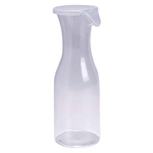 Yanco Wine/Juice Decanter With Lid PC-046 is a versatile and durable choice for serving beverages in both home and commercial settings. Made from high-quality SAN plastic, this 46 oz decanter offers exceptional durability and resistance to breakage while maintaining a sleek, modern appearance. Its clear design allows for easy viewing of contents, enhancing the presentation of wine, juice, and other beverages.