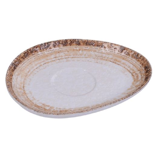 Yanco Saucer RO-002 is a stylish and functional addition to any tableware collection. Featuring an elegant oval shape and a beautiful white and brown glazed finish, this saucer complements a variety of table settings. Crafted from high-quality porcelain, it is designed for durability and long-term use in restaurants, cafés, and hotels. Its smooth surface enhances presentation, making it perfect for serving coffee, tea, desserts, or appetizers. This saucer is dishwasher, microwave, and oven safe, ensuring co