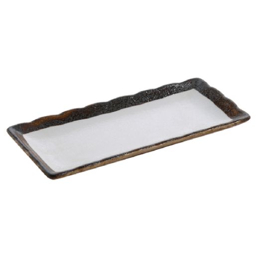 Yanco Rectangular Sushi Plate RO-2110 is a stylish and durable choice for serving sushi, salads, pasta, and hot meals. Made from high-quality porcelain with a glazed finish, this rectangular plate features a sleek white design that enhances any table setting, making it ideal for fine-dining restaurants, catered events, outdoor dining, and hotels. Designed for versatility, it offers ample space for elegant food presentation. Built for convenience, it is dishwasher, oven, and microwave safe.