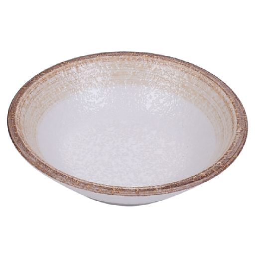Yanco Fruit Bowl RO-2405 is a stylish and durable addition to any tableware collection. Crafted from high-quality porcelain with a glazed finish, this round bowl features a refined two-tone design in white and brown. Measuring 4.75 inches in diameter with a height of 1.25 inches, it has a 5-ounce capacity, making it perfect for serving fresh fruit, desserts, or small portions. Its pebbled texture enhances visual appeal while helping to keep contents secure.