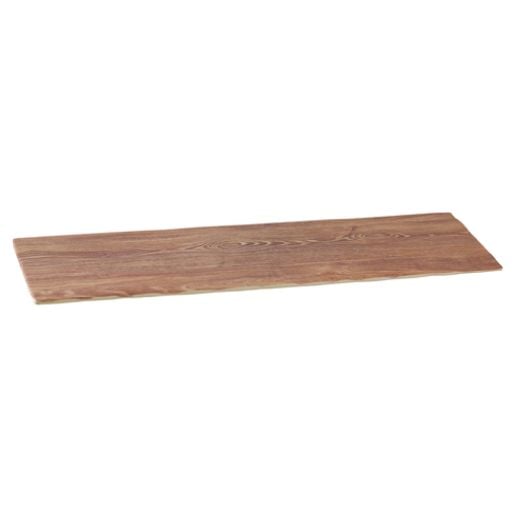 Yanco Rectangular Tray WD-222 6/Pcs is a stylish and practical choice for serving drinks, appetizers, or desserts. Measuring 21 inches by 6.5 inches, this rectangular tray provides ample space while maintaining a sleek, modern look. Crafted from durable melamine with a sophisticated wood-look finish, it combines elegance with long-lasting performance. Perfect for both home and commercial use, this tray is dishwasher safe, ensuring hassle-free cleanup after any event.