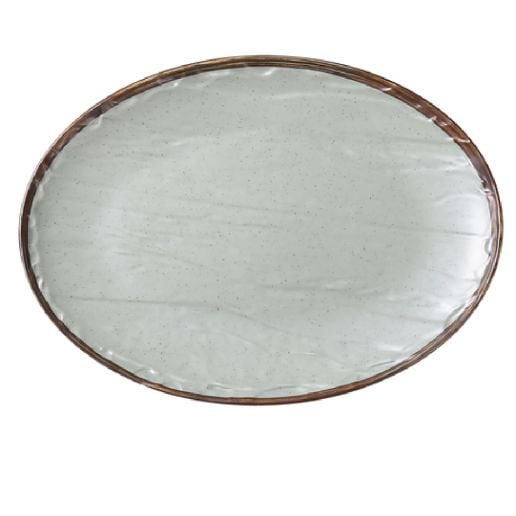 Yanco Oval Plate YO-2015 brings modern elegance to your table with its sleek oval design and sophisticated matte green finish. Crafted from durable melamine, this plate offers exceptional strength while maintaining a refined look. Its spacious surface provides ample room for serving a variety of dishes, making it a versatile choice for both casual meals and formal gatherings. Designed for convenience, it is dishwasher safe, ensuring effortless cleanup.