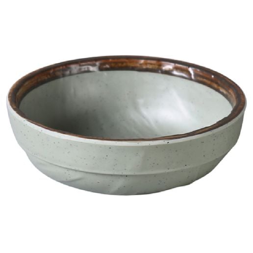 Yanco Salad/Soup Bowl YO-5105 is a versatile and elegant addition to any table. With a 14 oz. capacity and a 5.5" diameter, this round bowl is perfect for serving soups, salads, and other delicious dishes. Crafted from high-quality melamine, it offers durability for everyday use while maintaining a sophisticated matte green finish. Designed for convenience, this bowl is dishwasher safe, ensuring easy cleanup after every meal.