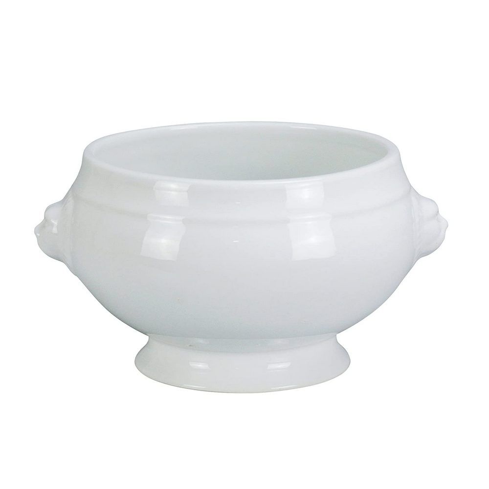 Yanco Lion Bouillon Cup LB-212 is a refined and versatile addition to any restaurant or dining setting. Designed to elegantly present soups, chowders, stews, and condiments, this cup combines functionality with classic appeal. Crafted from high-quality porcelain, it features a sleek white glaze that enhances its durability and aesthetic charm. Built for convenience, it is oven, dishwasher, and microwave safe, making it ideal for both commercial and home use.