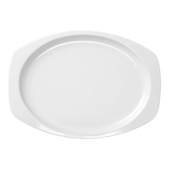 Yanco Rectangular Platter NS-211W Performed in stylish white color, it can be used for serving turkey, vegetables, cold cuts or Asian appetizers. Manufactured from durable and reliable melamine, this dinnerware is popular for being unbreakable and affordable at the same time. Thanks to the stylish Nessico collection, these platters will perfectly fit any establishment design. They will always look nice in your cafe, restaurant or catering events.