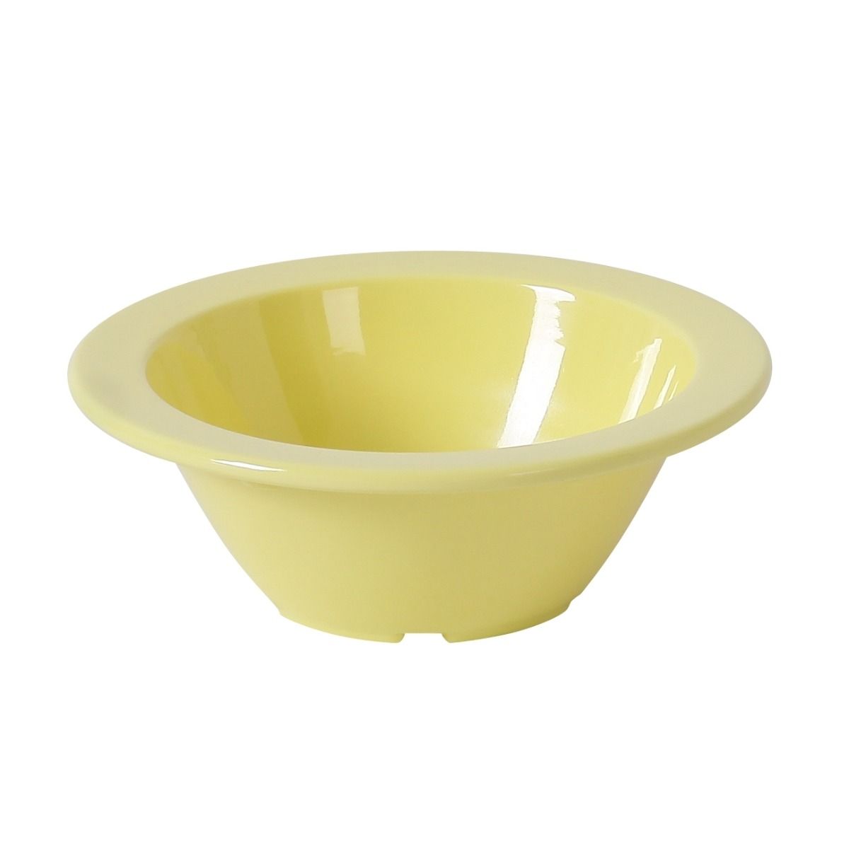 Yanco Fruit Bowl NS-304Y It is made from durable and reliable melamine material, which makes the bowl look like ceramics. You can use these unique heavy-weight round bowls to serve such dishes like fruits, ice cream or other desserts. Thanks to the elegant Nessico collection style, the bowl will perfectly fit any food-serving establishment design.