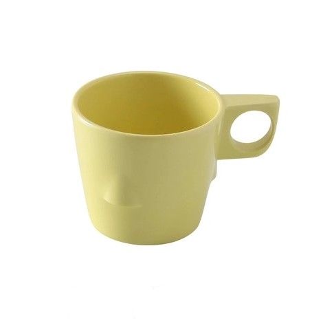Yanco Stackable Bulbous Cup NS-9011Y Made from the long-lasting and qualitative melamine these cups look like ceramics. The material is BPA free, so it doesn't contain any harmful substances. You can serve any cold or hot drinks in these cups - coffee, tea, cocoa, etc. These cups will perfectly fit any establishment design. Thanks to the elegant coupe shape, they will always look stylish in your cafeteria, restaurant or catering events.