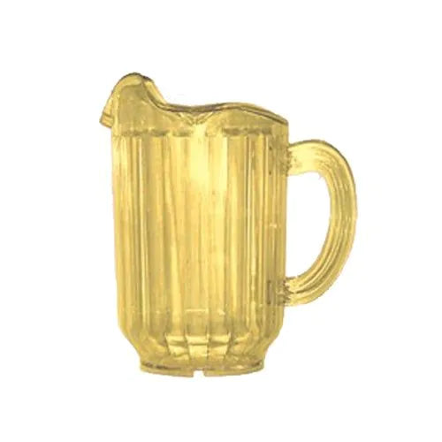 Yanco 3 Spout Pitcher PC-060A 12/Pcs is a durable and efficient choice for high-volume beverage service. Made from high-quality plastic, this 60 oz pitcher is designed for everyday use while maintaining a lightweight and easy-to-handle structure. Its warm amber color adds a classic touch to any setting, making it perfect for catering, restaurants, and hospitality environments.