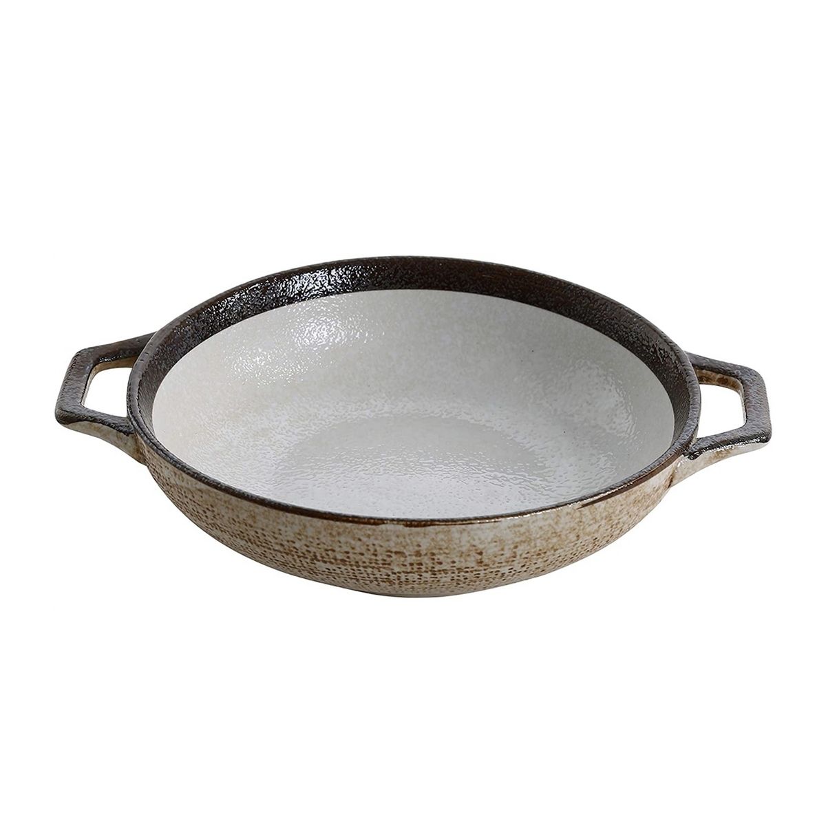 Yanco Bowl With Handle RO-512 is made from high-quality porcelain, offering a reliable and versatile option for serving rice, miso soup, noodles, and salads. Its smooth glazed finish and crisp white design make it a perfect addition to any table setting, whether in fine-dining restaurants, catered events, outdoor dining, or hotels. With a 16-ounce capacity, this bowl provides ample space for various dishes, while the convenient handle ensures easy serving and handling.