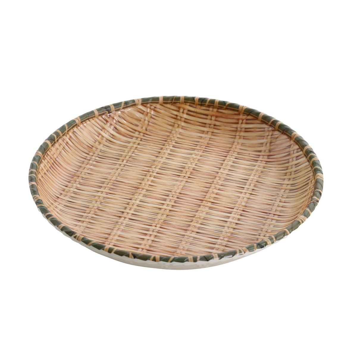 Yanco Deep Round Plate WD-908 is a stylish and durable choice for both casual and formal dining. With an 8" diameter and 1.25" depth, it provides ample space for serving sushi, salads, steak, and more. Made from high-quality melamine, this plate mimics the natural grain and texture of bamboo while offering superior durability. Its deep design helps prevent spills, making it a practical option for a variety of dishes.