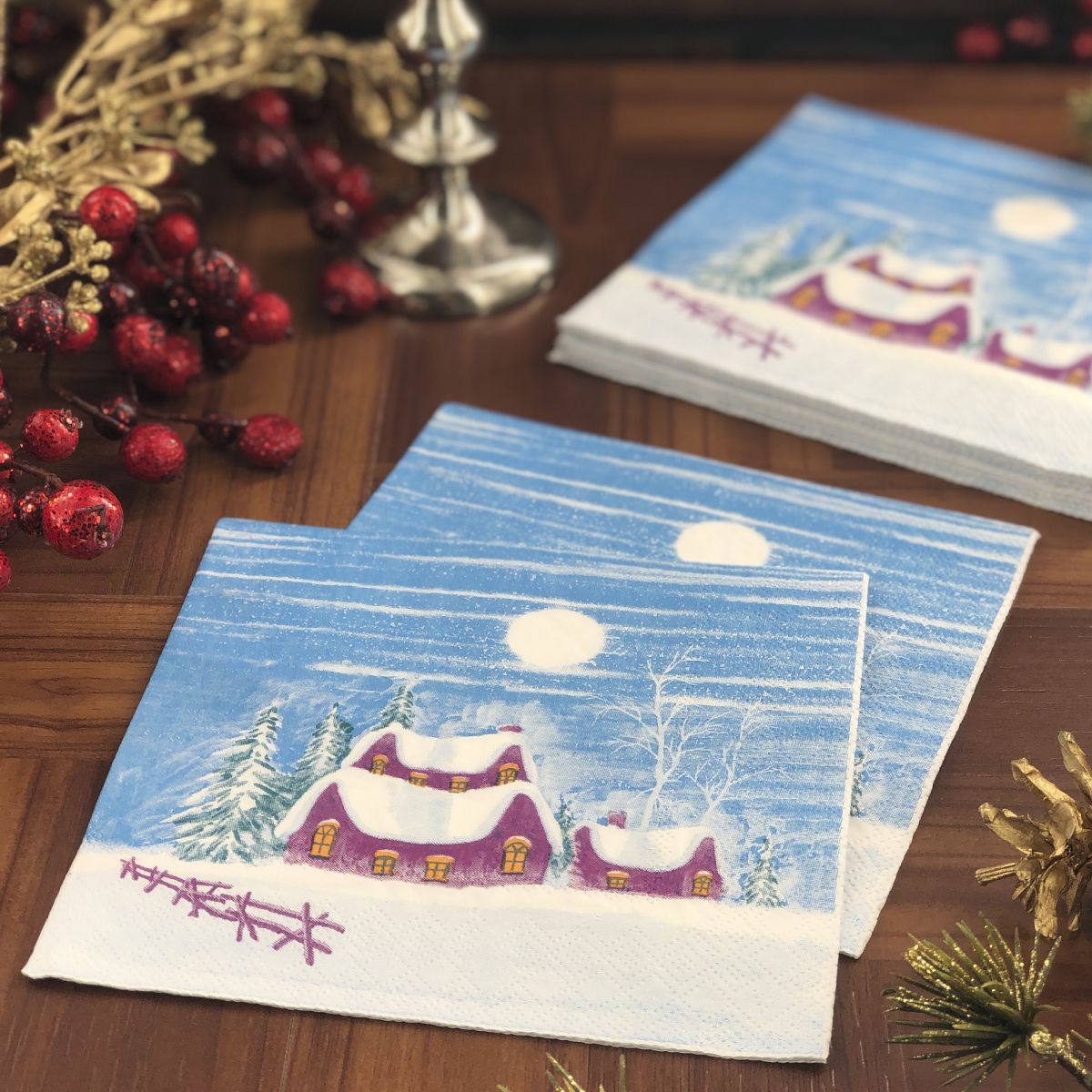 Paper Holiday Party Napkins Household Supplies Disposable linen-like Holiday napkins fancy disposable napkins heavy duty napkins classic elegant sturdy napkins reusable table setting catering high quality holiday napkins party decor