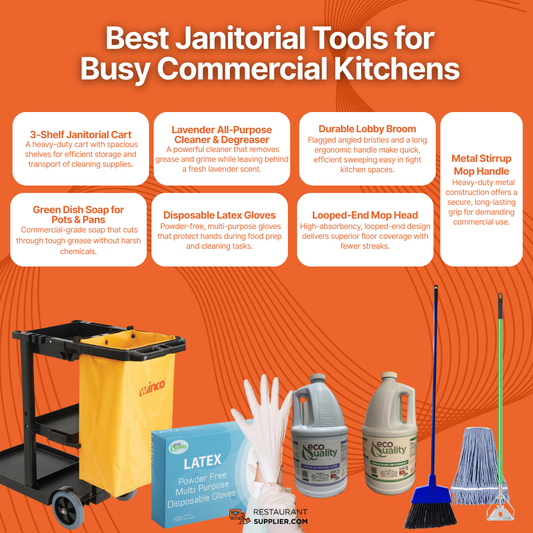 Best Janitorial Tools for Busy Commercial Kitchens