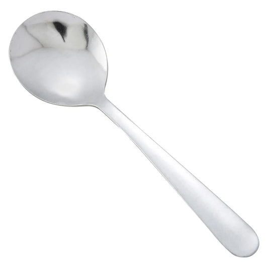 Winco 0002-04, 18/0 Medium Weight Windsor Bouillon Spoon