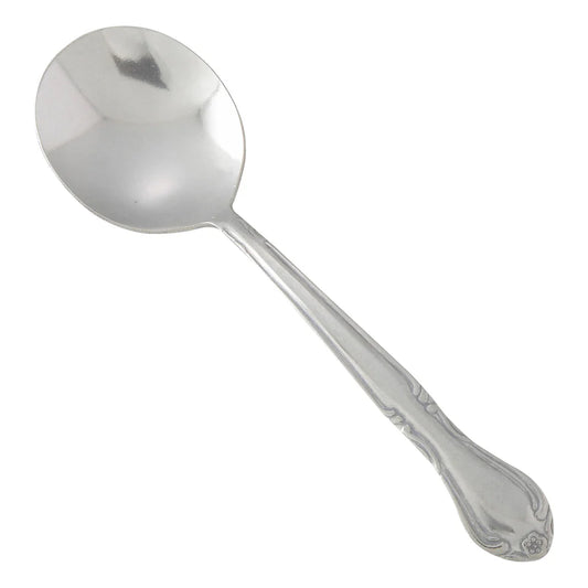 Winco 0004-04, 18/0 Heavyweight Elegance Bouillon Spoon