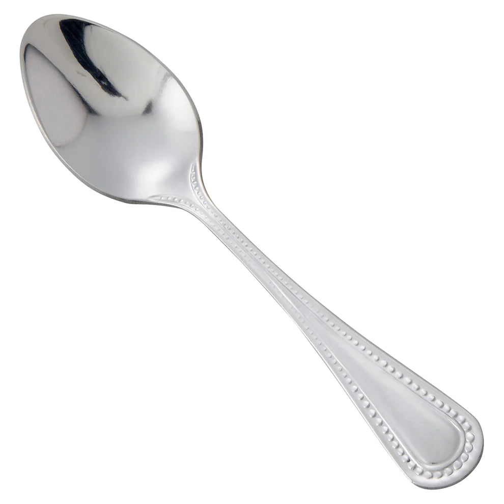 Winco 0005-09, 18/0 Heavyweight Dots Demitasse Spoon