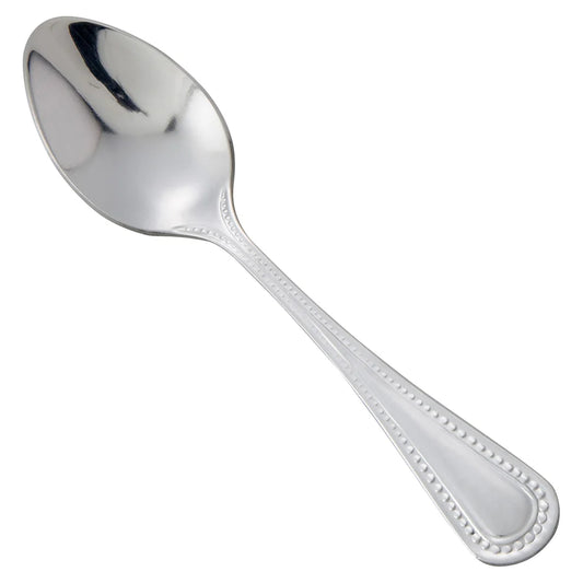 Winco 0005-09, 18/0 Heavyweight Dots Demitasse Spoon