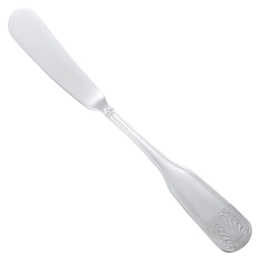 Winco 0006-12, 18/0 Extra Heavyweight Toulouse Butter Spreader